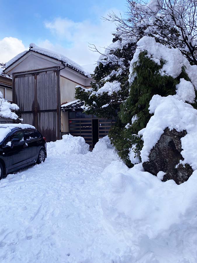 輪島は大雪でも、いつも通りです