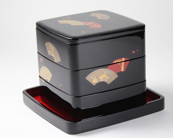 人気満点 重箱 会津塗り 安い販売 三段重 特撰漆器 天然木 特撰漆器 